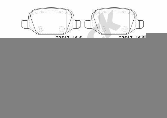 Alfa Romeo 156 2.4 JTD Rear Brake Pads - main image