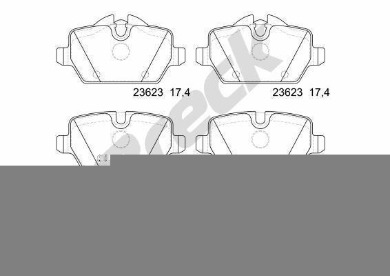 BMW 1 118 i Rear Brake Pads - main image