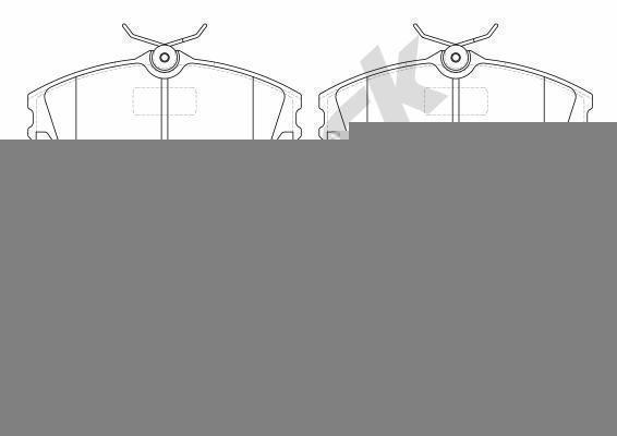 Peugeot Partner MPV 1.9 D 4x4 Front Brake Pads - main image