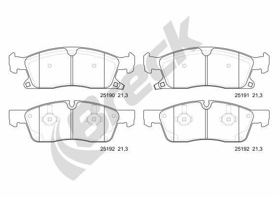 Mercedes-Benz GL-Class GL 400 4-matic Front Brake Pads - main image