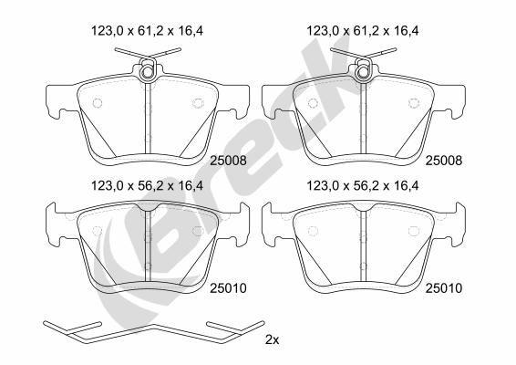 SEAT Ateca 1.4 TSI Rear Brake Pads - main image