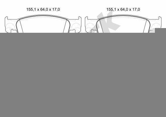 Audi A4 B9 40 TDI Front Brake Pads - main image