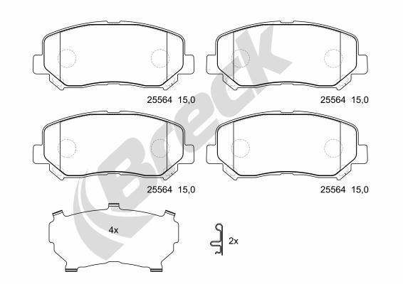 Mazda CX-5 2.0 AWD Front Brake Pads - main image