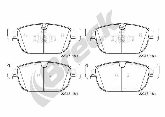 Volvo XC90 II T5 Polestar AWD Front Brake Pads - main image