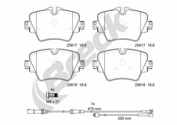 Mini Clubman Cooper S Front Brake Pads - main image
