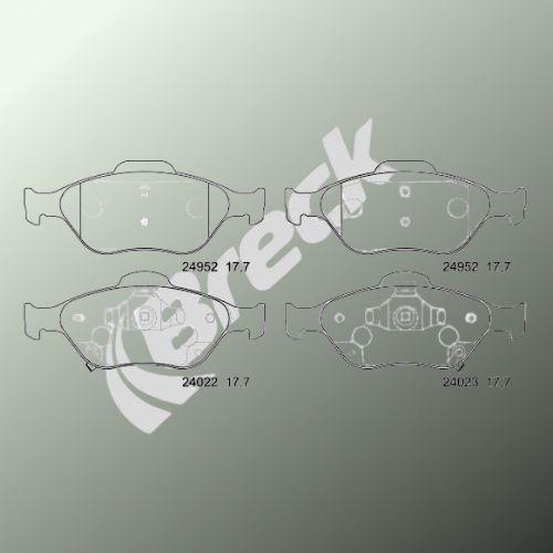 Toyota Yaris Van/ Furgon/Hatchback 1.0 VVTi Front Brake Pads - main image