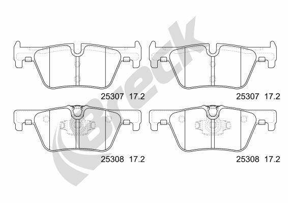 BMW 4 Gran Coupe 430 i xDrive Rear Brake Pads - main image