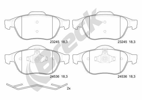 Renault Grand Scénic II 1.5 dCi Front Brake Pads - main image