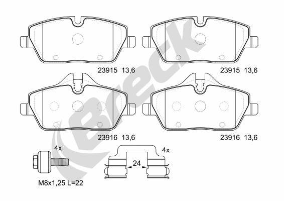 BMW i3 s Electric Front Brake Pads - main image