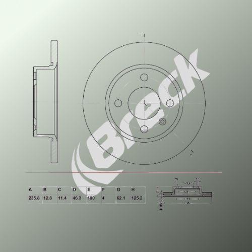 Skoda FAVORIT Forman 1.3 Front Brake Discs - main image