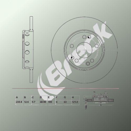 Vauxhall CORSAVAN Mk I Van/ Furgon/Hatchback 1.5 D Front Brake Discs - main image