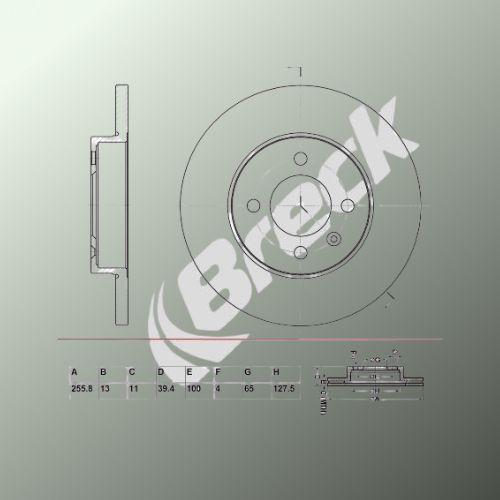 Volkswagen Caddy II MPV 1.6 Front Brake Discs - main image