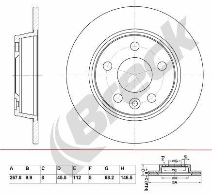 SEAT Alhambra 2.8 V6 4motion Rear Brake Discs - main image