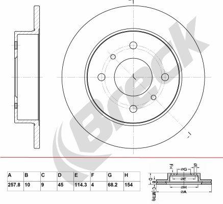 Nissan ALMERA Mk II 2.2 Di Rear Brake Discs - main image