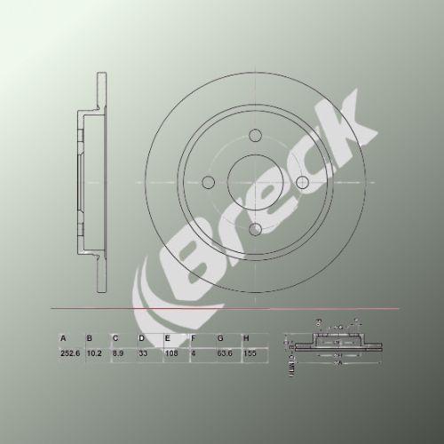 Panther KALLISTA 2.8 i Rear Brake Discs - main image