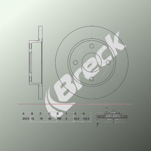 Mazda 121 III 1.8 D Front Brake Discs - main image