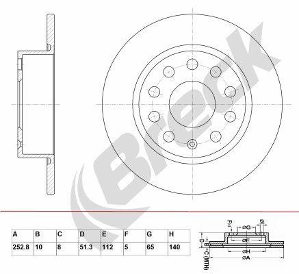 Skoda Yeti 2.0 TDI Rear Brake Discs - main image