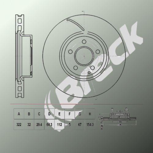 Mercedes-Benz E-Class E 400 Front Brake Discs - main image