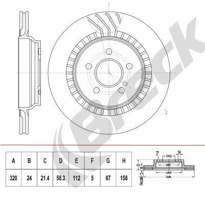 Mercedes-Benz S-Class S 420 CDI Rear Brake Discs - main image
