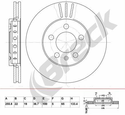 Skoda FABIA I 1.4 Front Brake Discs - main image