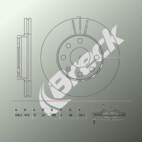 Daewoo LANOS 1.3 Front Brake Discs - main image