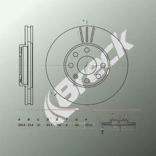 Vauxhall ASTRAVAN Mk IV Van/ Furgon/Estate 1.7 DTI 16V Front Brake Discs - main image