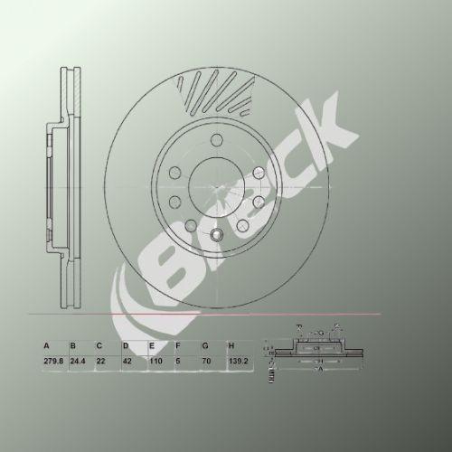 Vauxhall Corsa Mk II 1.7 CDTI 16V Front Brake Discs - main image