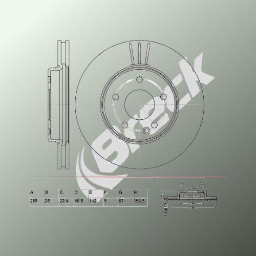 Ford SCORPIO Mk II Turnier 2.9 i Front Brake Discs - main image