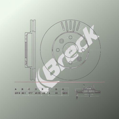 Renault SUPER 5 1.4 Turbo Front Brake Discs - main image