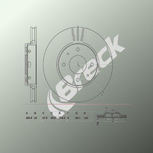 VOLVO V40 Estate 1.6 Front Brake Discs - main image