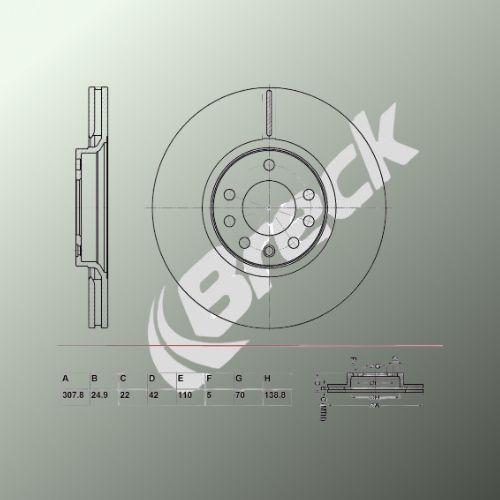 Renault TRAFIC II Bus 2.0 16V Front Brake Discs - main image