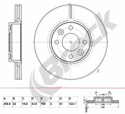 Dacia LOGAN Express 1.5 dCi Front Brake Discs - main image
