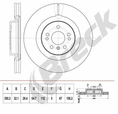 Mercedes M-Class ML 500 4-matic Front Brake Discs - main image