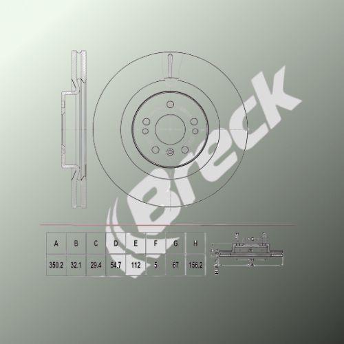 Mercedes M-Class ML 500 4-matic Front Brake Discs - main image