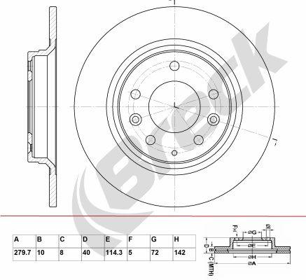 Mazda 323 F/P Mk VI Liftback 2.0 Rear Brake Discs - main image