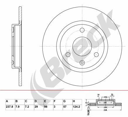 Peugeot 106 Van II Van/ Furgon/Hatchback Electric Front Brake Discs - main image
