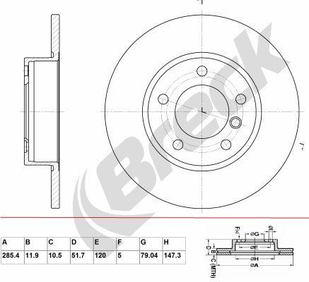 BMW 3 318 i Front Brake Discs - main image