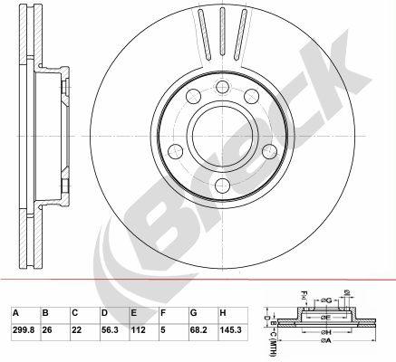 SEAT Alhambra 2.8 V6 4motion Front Brake Discs - main image