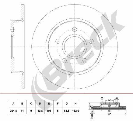 Ford C-Max 1.8 Flexifuel Rear Brake Discs - main image