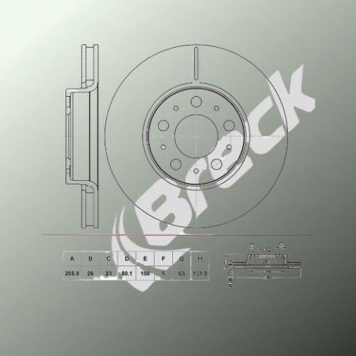 VOLVO S60 I 2.4 Front Brake Discs - main image