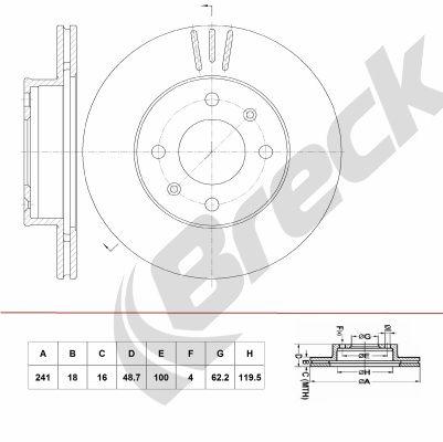 Kia Picanto I 1.1 Front Brake Discs - main image