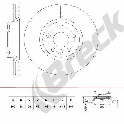 VOLVO S60 II DRIVe / D2 Front Brake Discs - main image