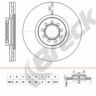 IVECO DAILY VI Platform/ Chassis 33S11, 35S11, 35C11 Front Brake Discs - main image