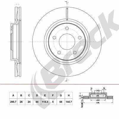 Nissan QASHQAI I 2.0 Front Brake Discs - main image