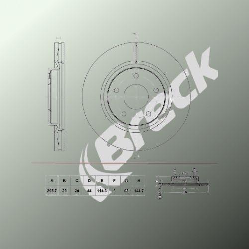 Nissan QASHQAI I 2.0 Front Brake Discs - main image