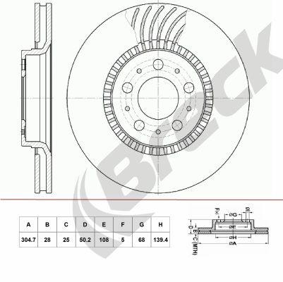 VOLVO S60 I 2.0 T Front Brake Discs - main image