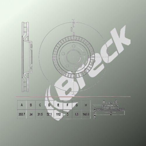 Audi A8 D4 3.0 TDI quattro Front Brake Discs - main image