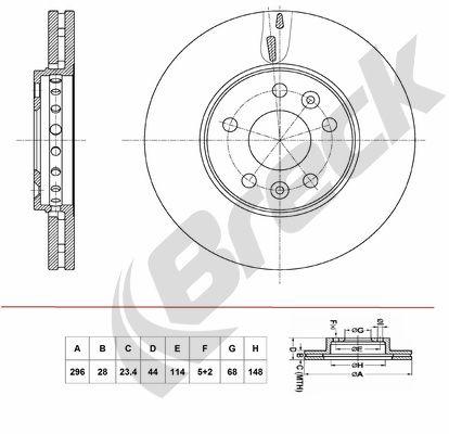 FIAT TALENTO Bus 1.6 D Front Brake Discs - main image