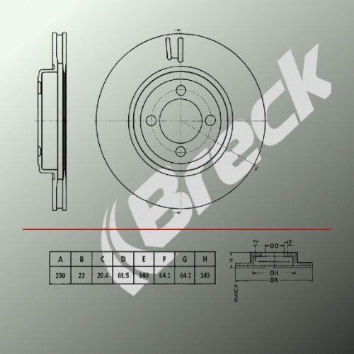 Mini Roadster Cooper SD Front Brake Discs - main image