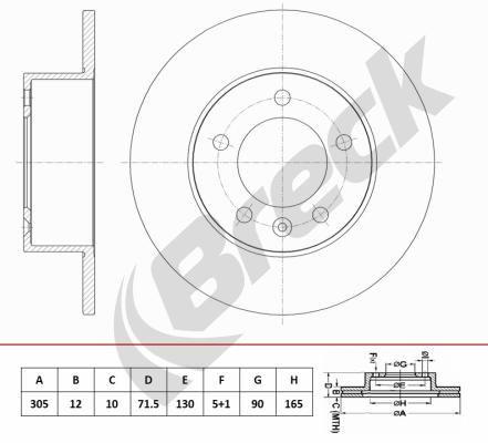 Renault Master III Bus 2.3 dCi 100 FWD Rear Brake Discs - main image